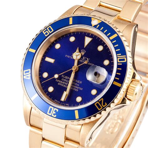 rolex submariner blue yellow gold price|Rolex Submariner used price guide.